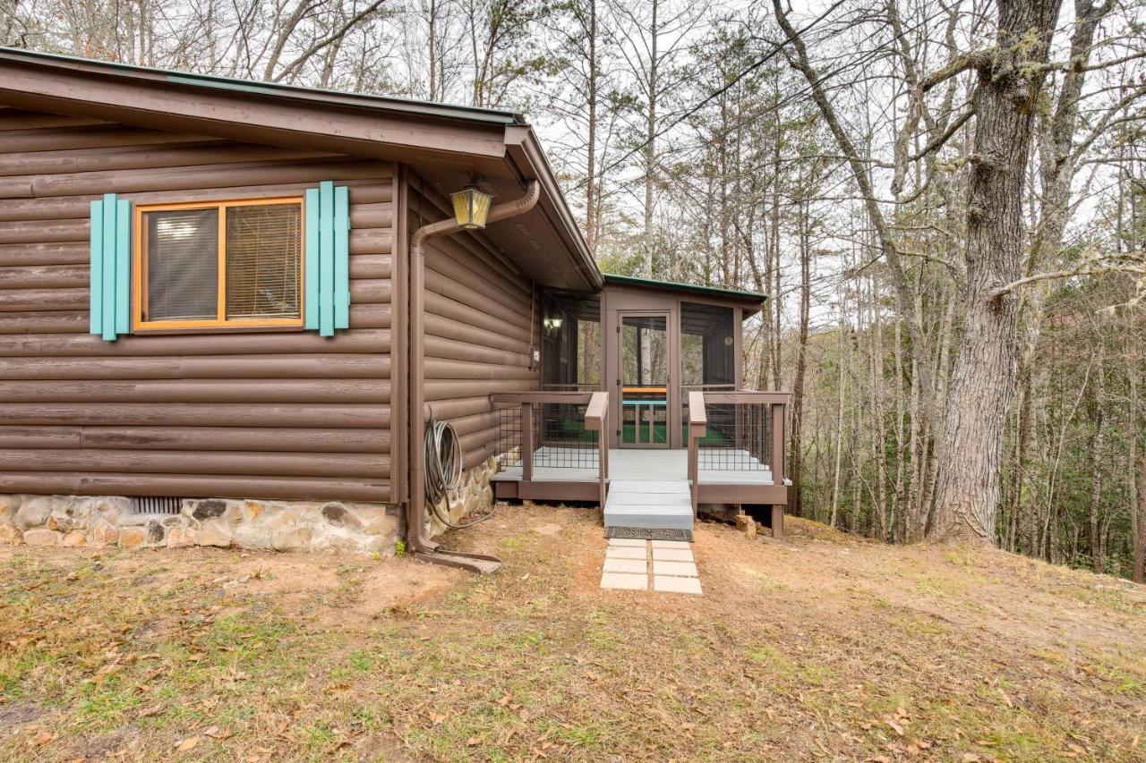 Peaceful Warne Cabin Fenced Yard And Screened Porch Brasstown Екстер'єр фото