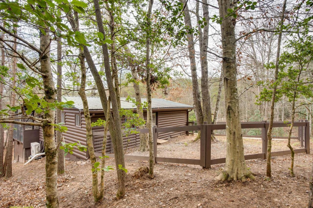 Peaceful Warne Cabin Fenced Yard And Screened Porch Brasstown Екстер'єр фото
