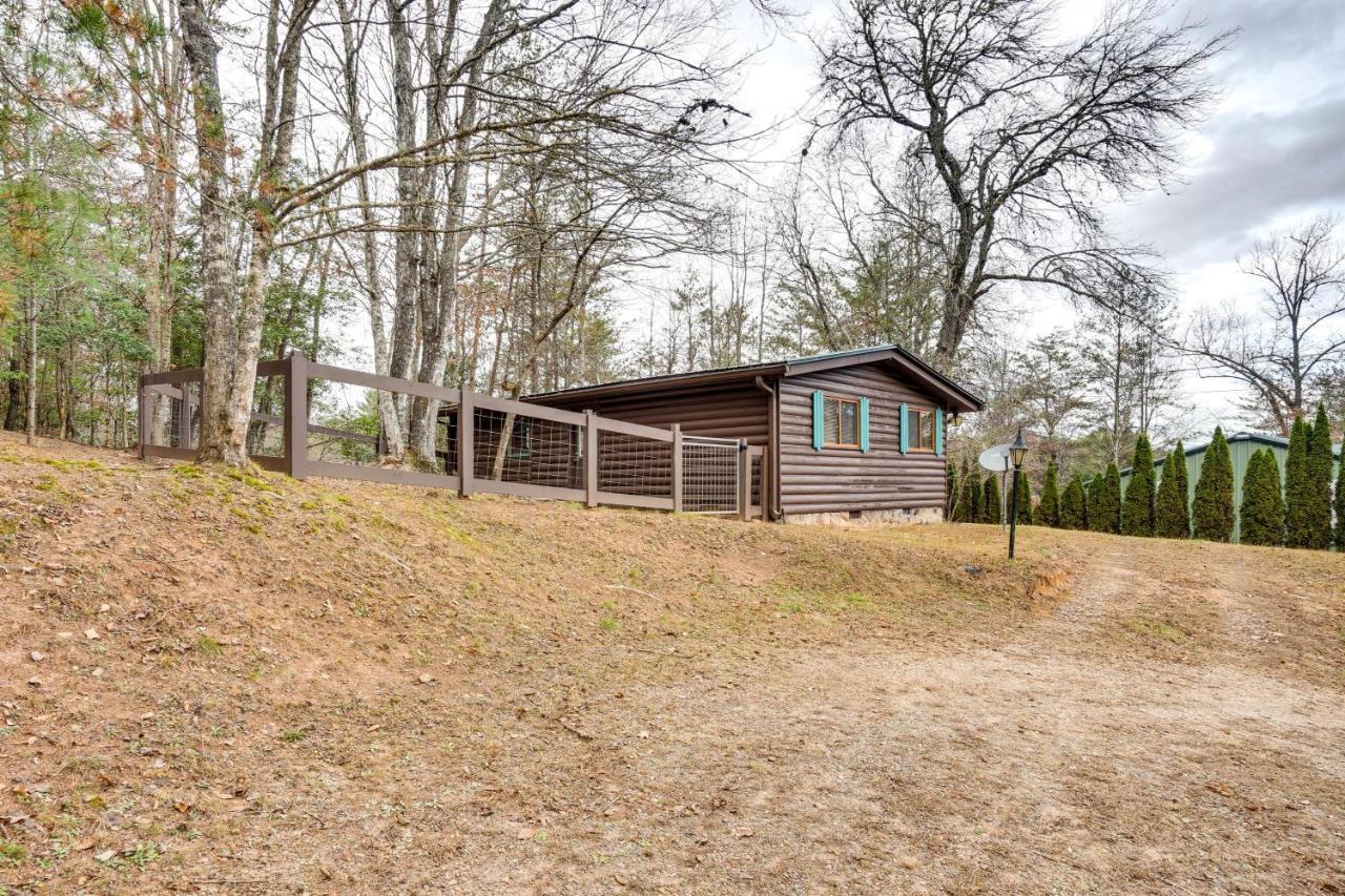 Peaceful Warne Cabin Fenced Yard And Screened Porch Brasstown Екстер'єр фото